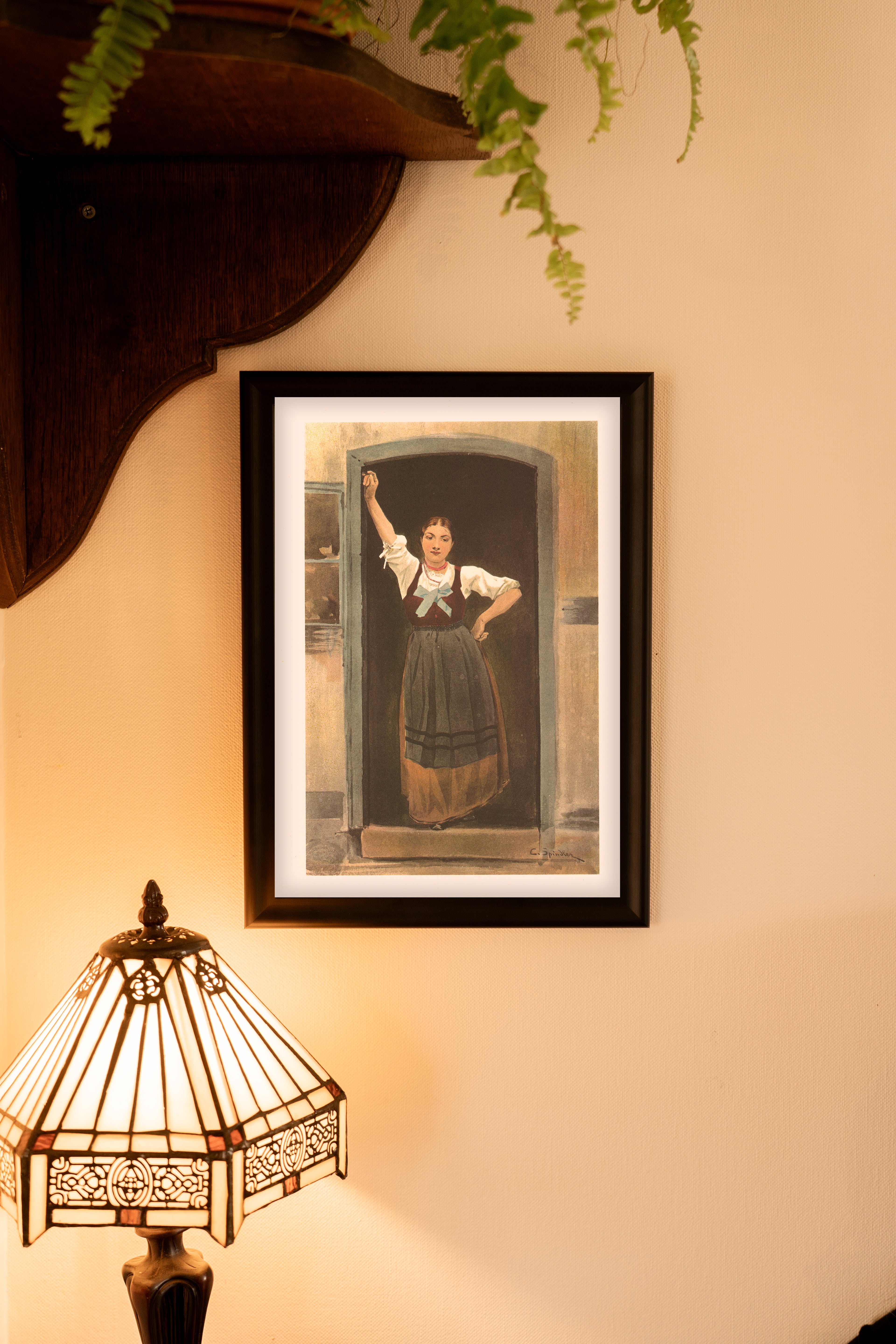 Jeune femme de Retschwiller en costume d'été